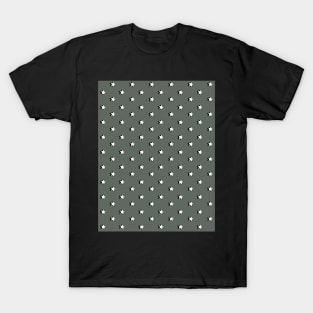 Olive Green / Khaki Retro VSCO Aesthetic stars pattern T-Shirt